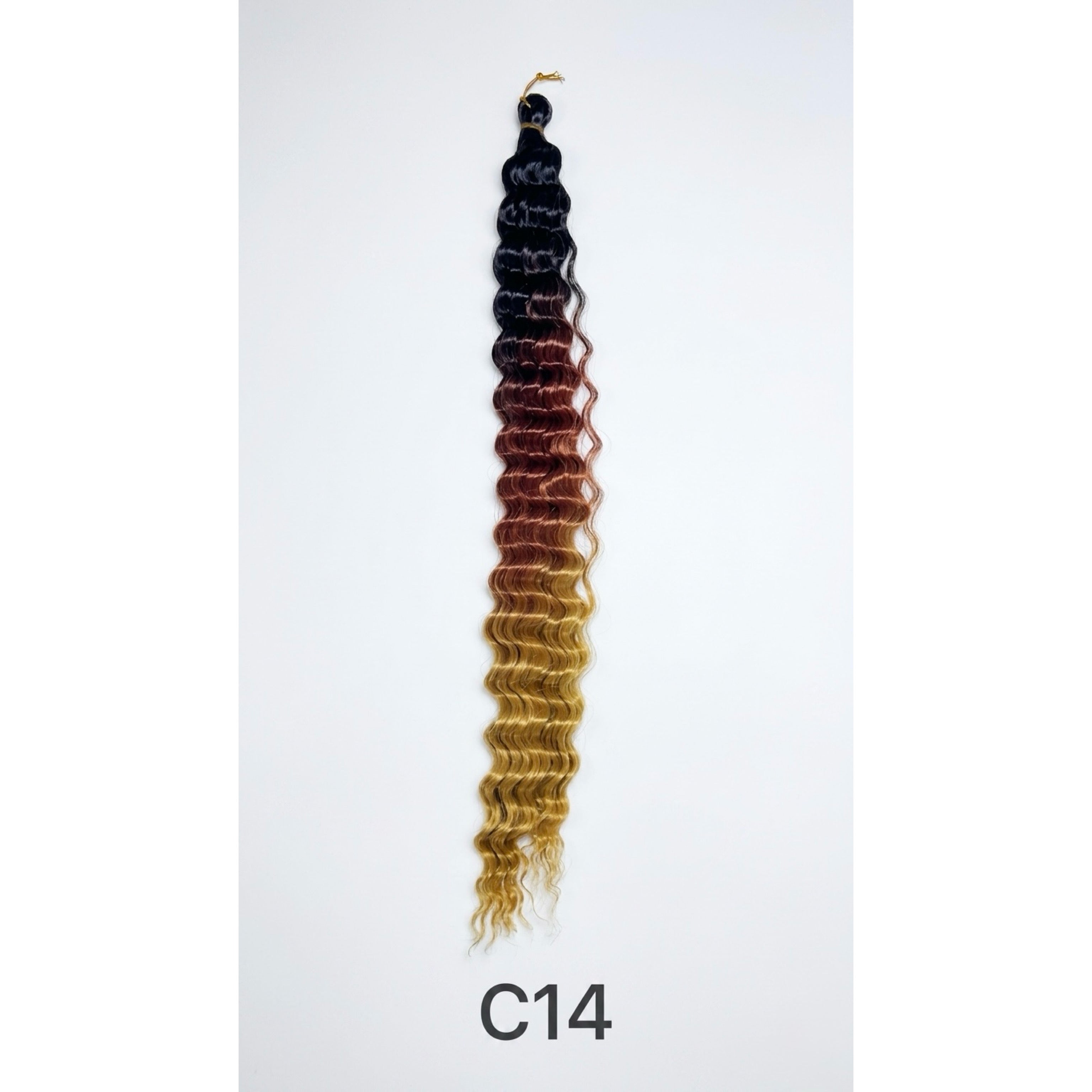 24 Inches 150g Deep Waves Braiding Hair Extension