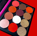 Vee Beauty 12-Color Blush, Bronzer & Highlighter Contour Palette