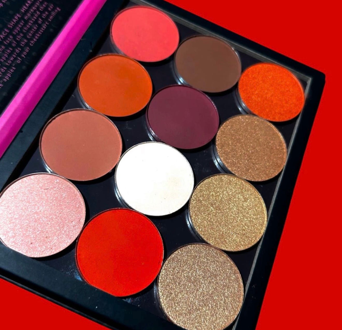 Vee Beauty 12-Color Blush, Bronzer & Highlighter Contour Palette