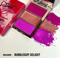 CPD Cheek Fusion Multi-Finish Blush Trio (Matte, Shimmer Cream & Cream Blush Compact with Mirror)