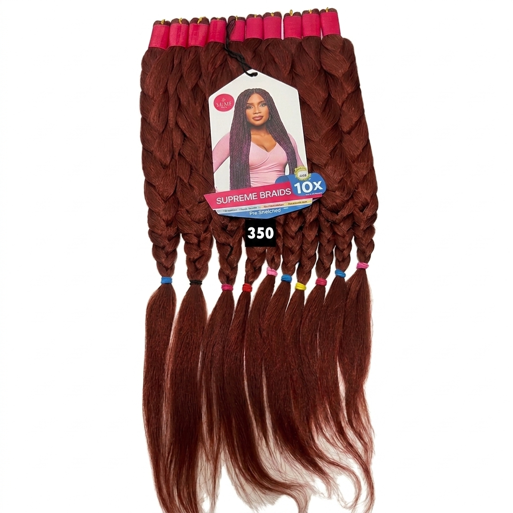 Lush Hair 65 Inches 10X Pre-Stretched Braiding Hair Extension