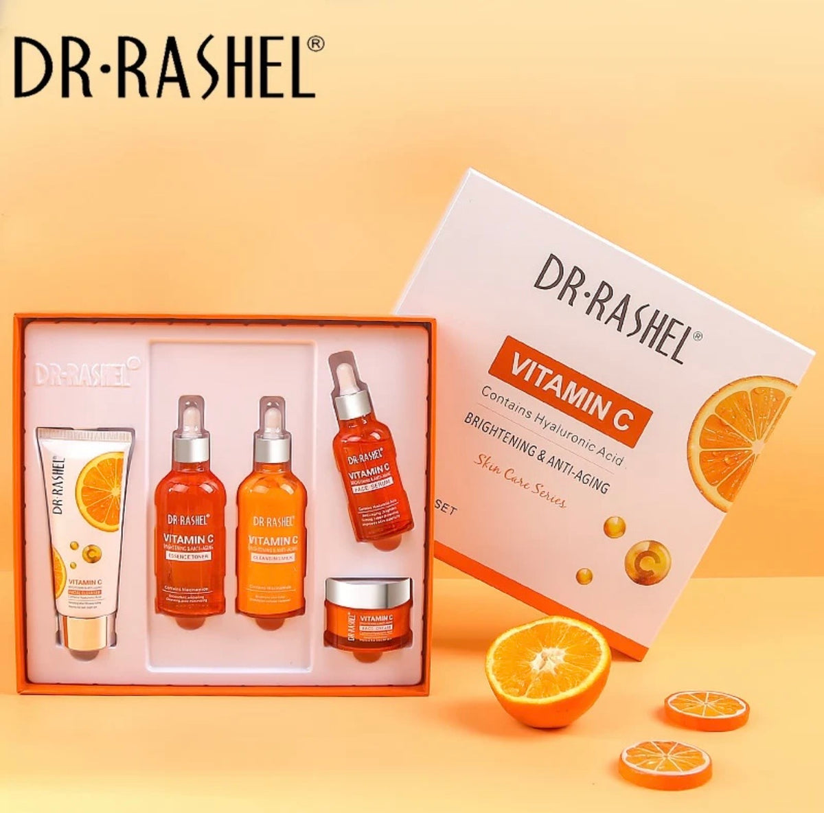 Dr. Rashel Vitamin C 5-Piece Skincare Set
