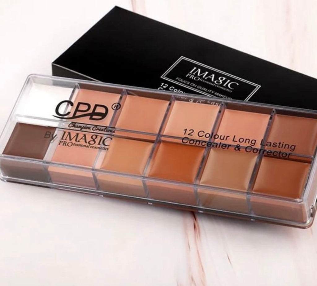 CPD X IMAGIC Pro 12-Shade Long-Lasting Concealer & Corrector Palette