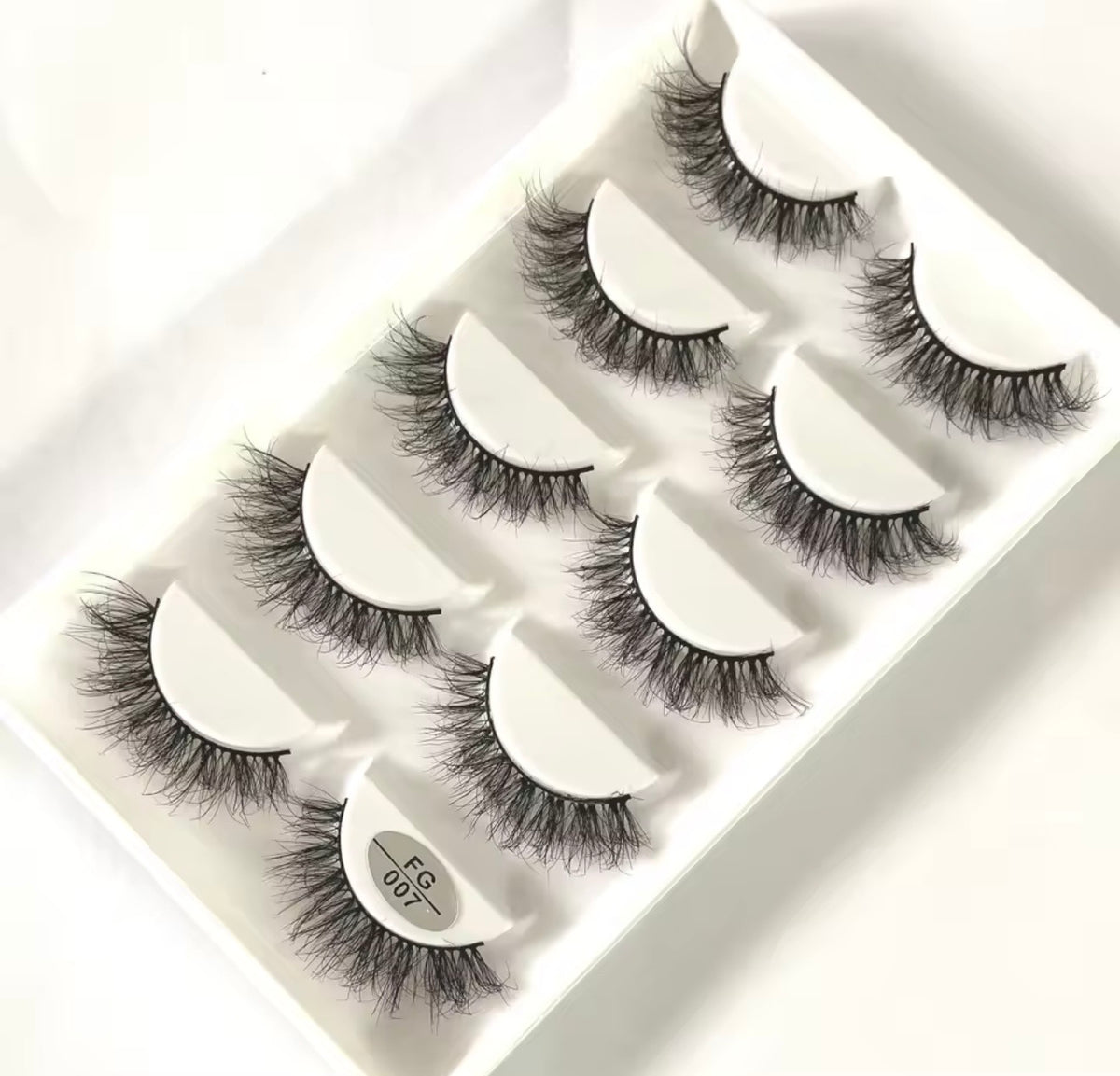 5 Pairs/Set Natural Lashes Tray