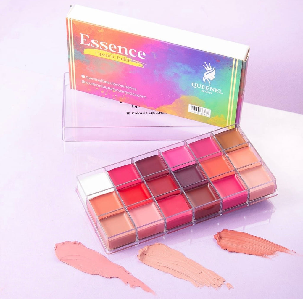 Queenel Beauty 18 Colors Lipstick Palette