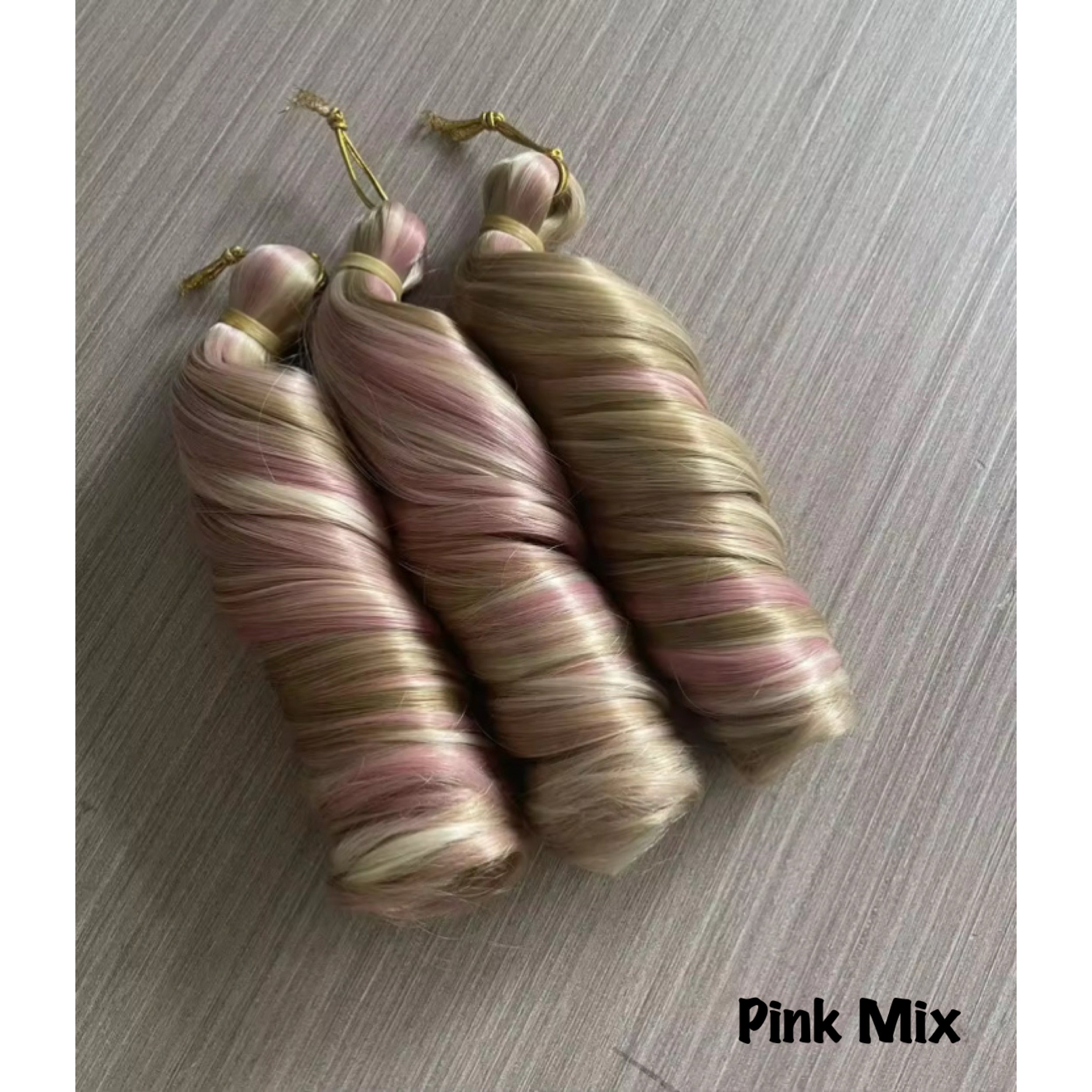 10 Inches 150g French Curls Braiding Hair Extension (Pink Mix)