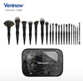 Veninow 20-Piece Professional Makeup Brush Set + Travel Bag