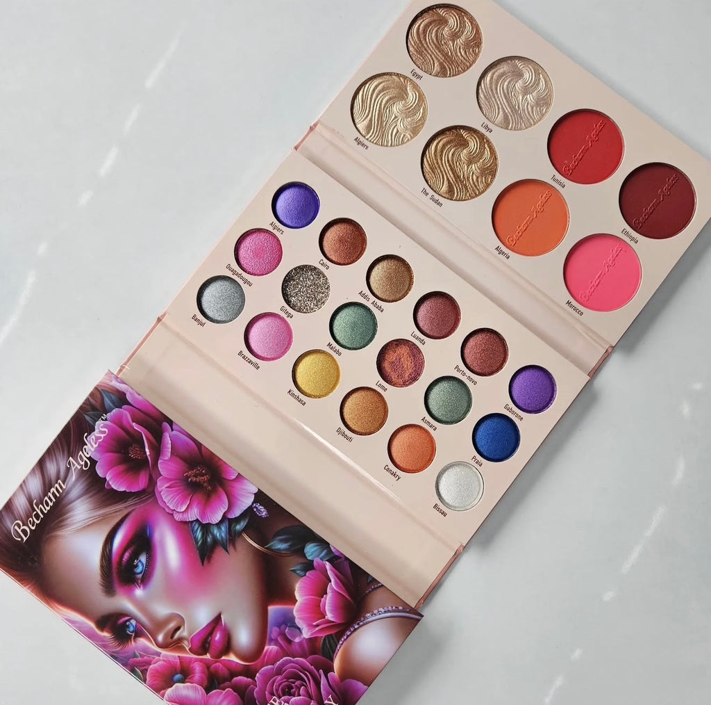 Becharm Ageless Spice Up Palette (54 Eyeshadows, 4 Blushes & 4 Highlighters)