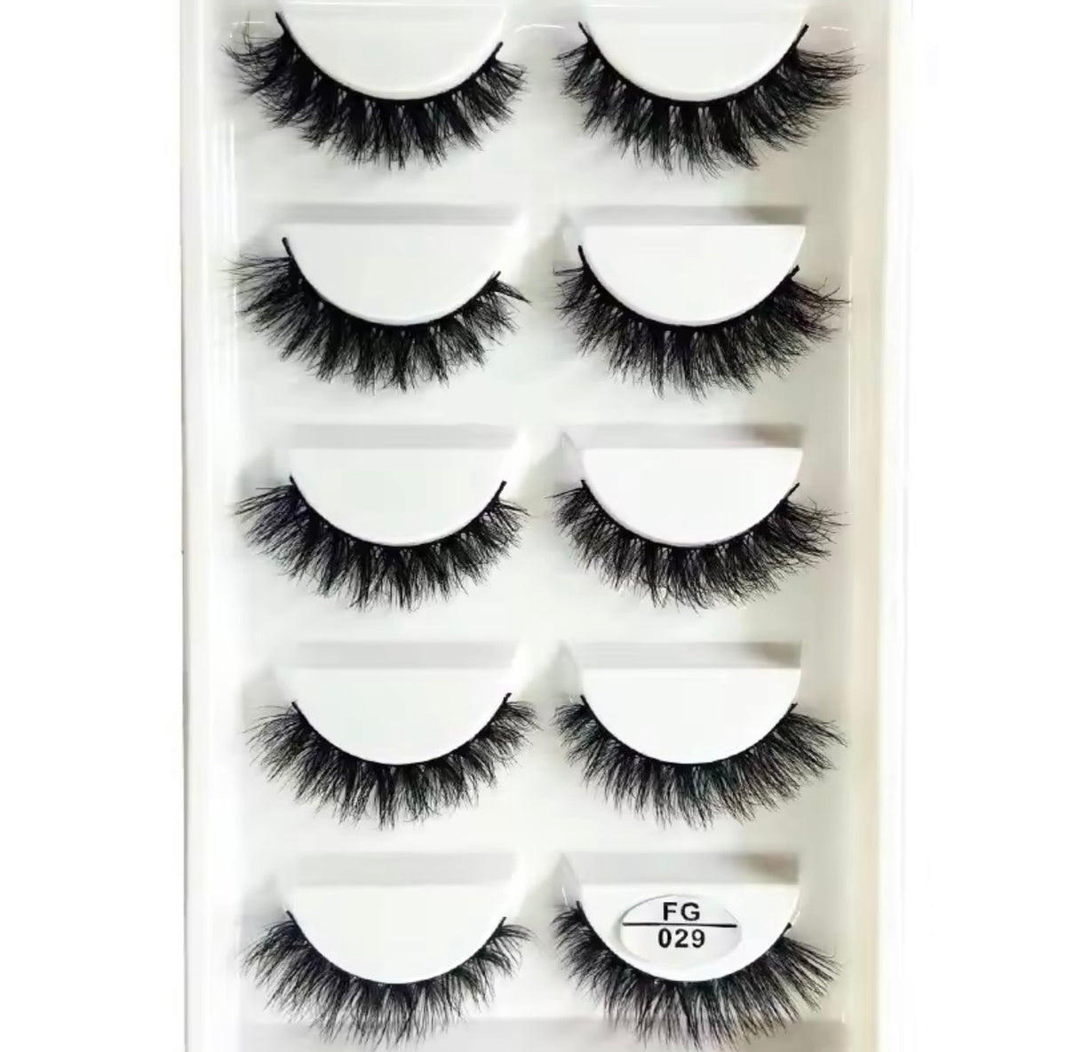 5 Pairs/Set Natural Lashes Tray
