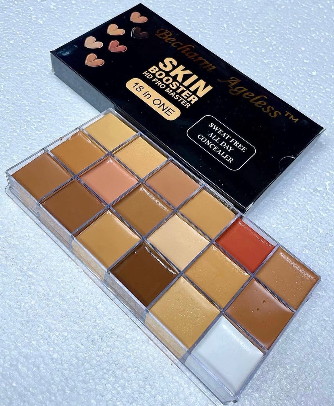 Becharm Ageless 18 Colors HD Concealer Palette
