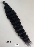24 Inches 150g Deep Waves Braiding Hair Extension