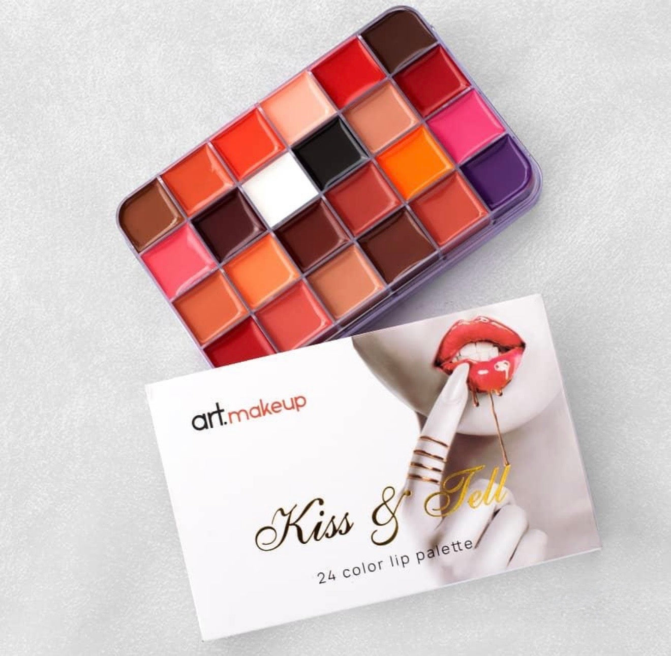 Art.Makeup Kiss & Tell 24-Color Lipstick Palette