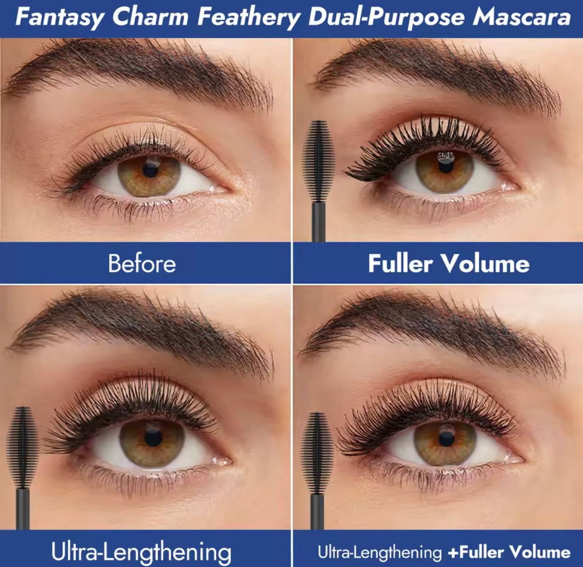 Miss Rose Mega Lashes 2-in-1 Ultra-Lengthening & Volumizing Mascara