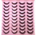 20-Pair Set Faux Mink Luxury Lash Tray