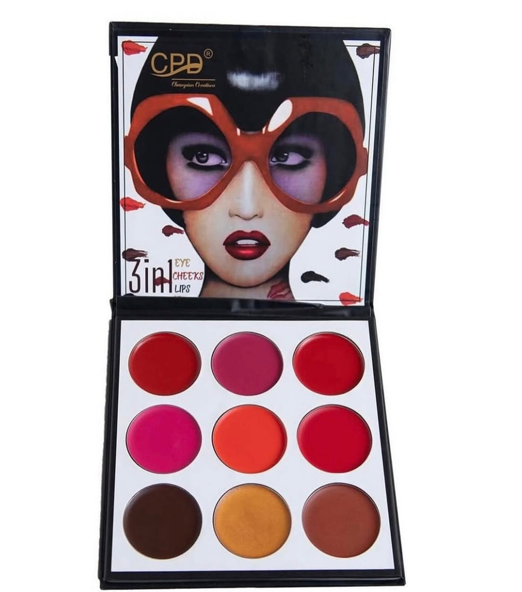 CPD 3-in-1 Cream Palette (Blush, Bronzer & Lip Color)