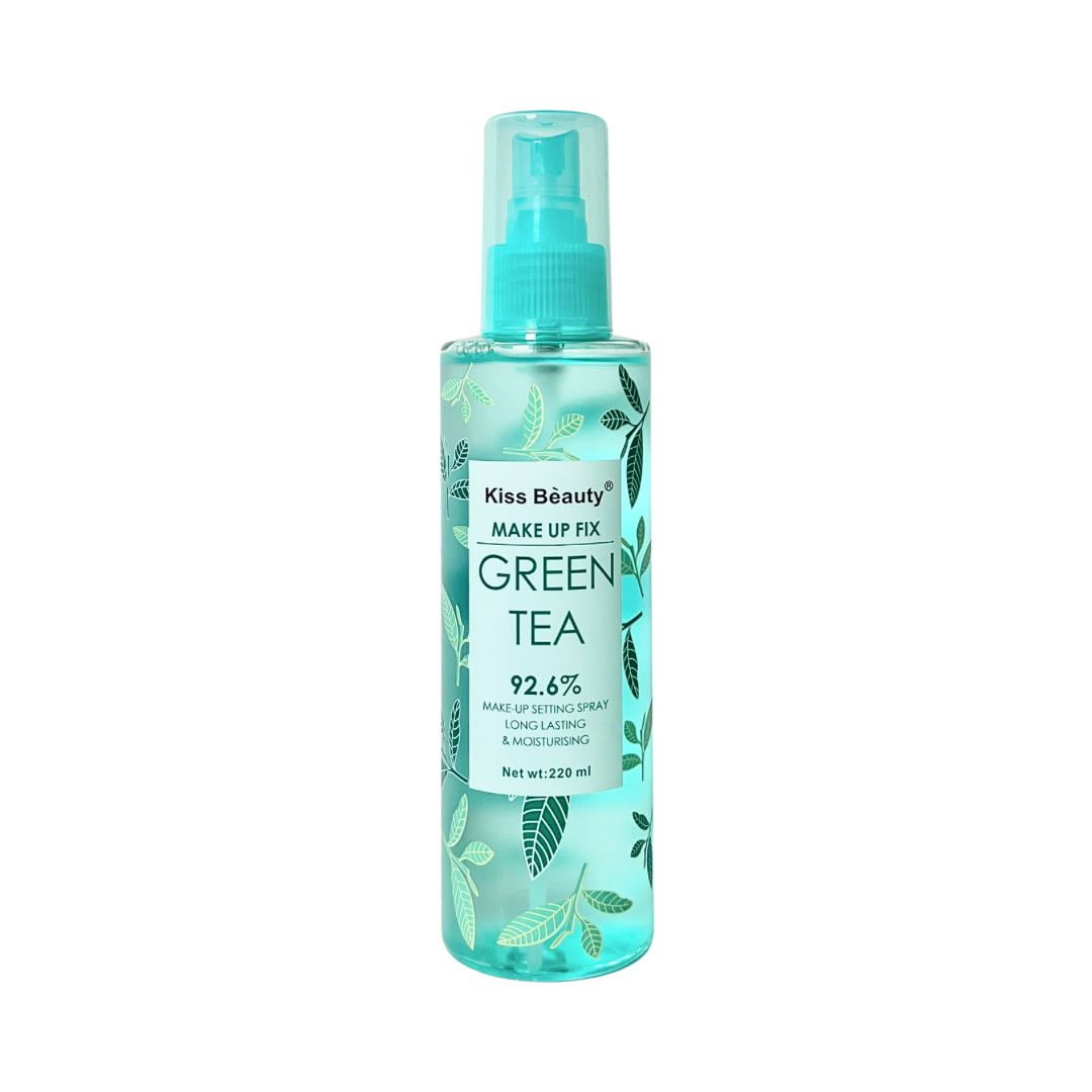Kiss Beauty GREEN TEA 220ml Makeup Setting Spray
