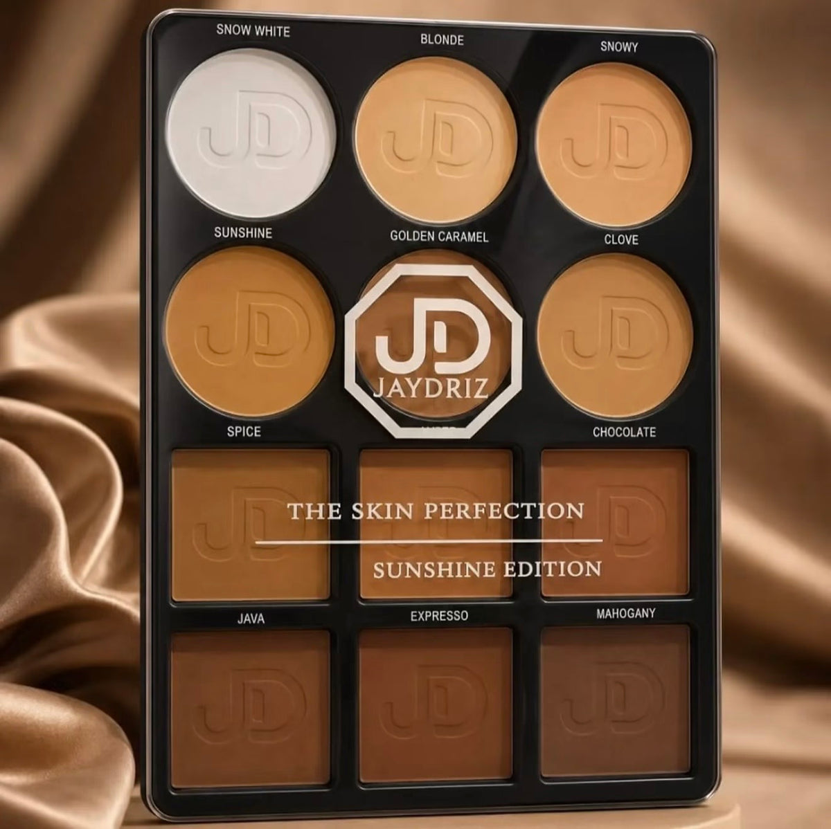 Jaydriz THE SKIN PERFECTION 12-Color Pressed Powder Palette