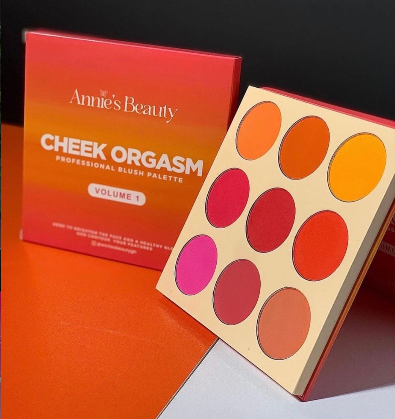 Annie’s Beauty CHEEK ORGASM 9-Color Blush Palette (Vol I)