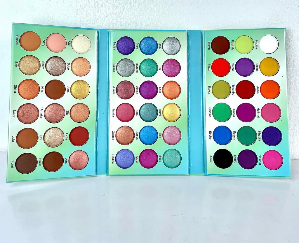 Blossom African Queen 54 Colors Eyeshadow Palette