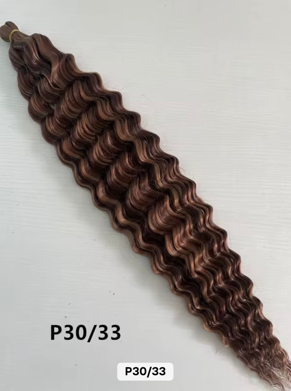 24 Inches 150g Deep Waves Braiding Hair Extension