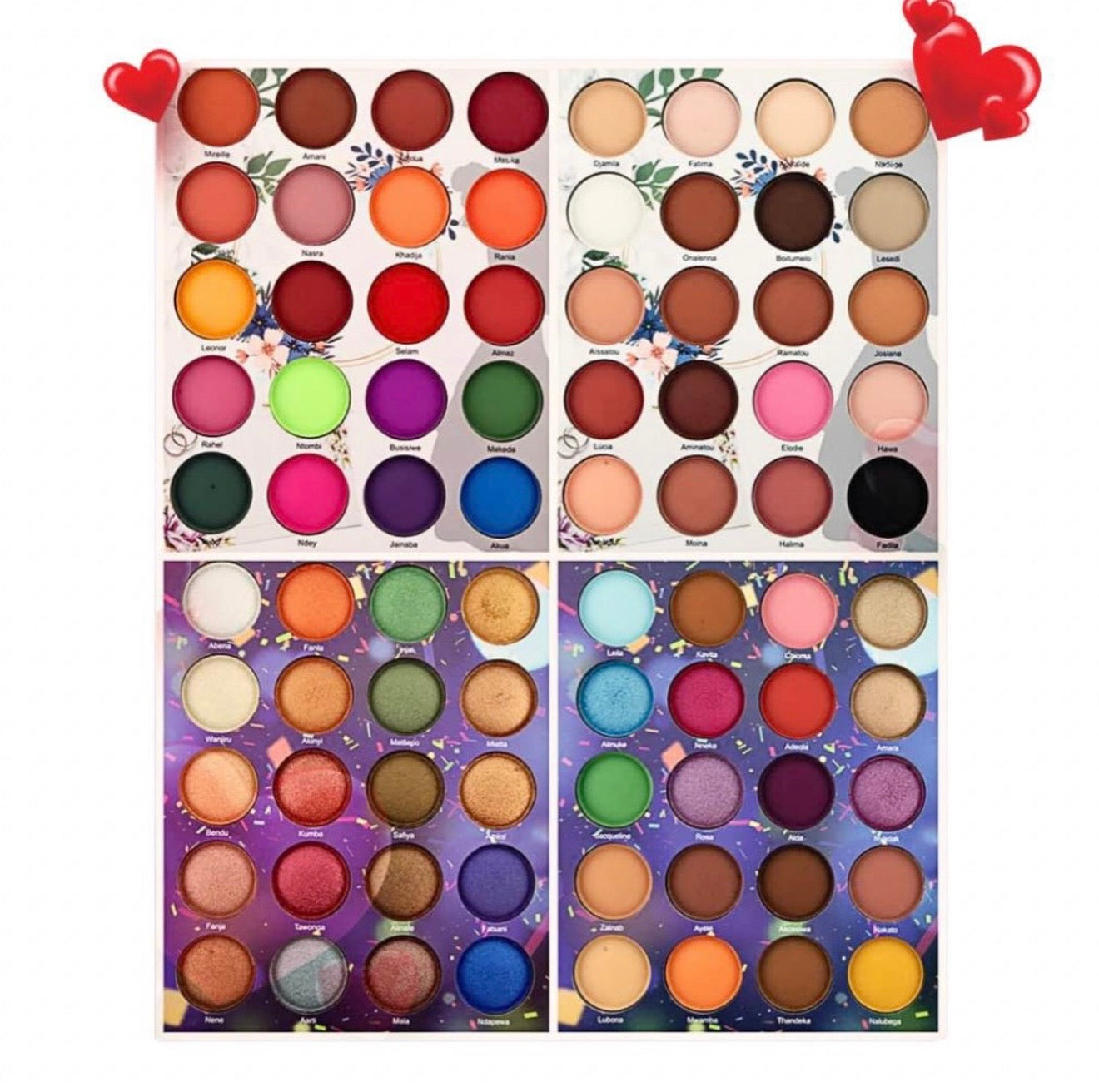 Blossom The Wedding 80 Colors Eyeshadow Palette