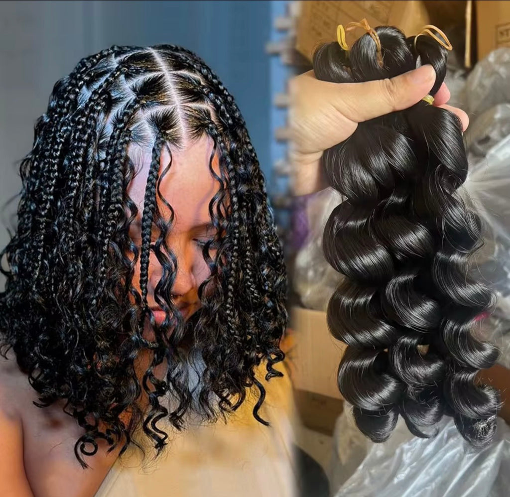 12 inches 75g Italian Curls Braiding Hair Extension