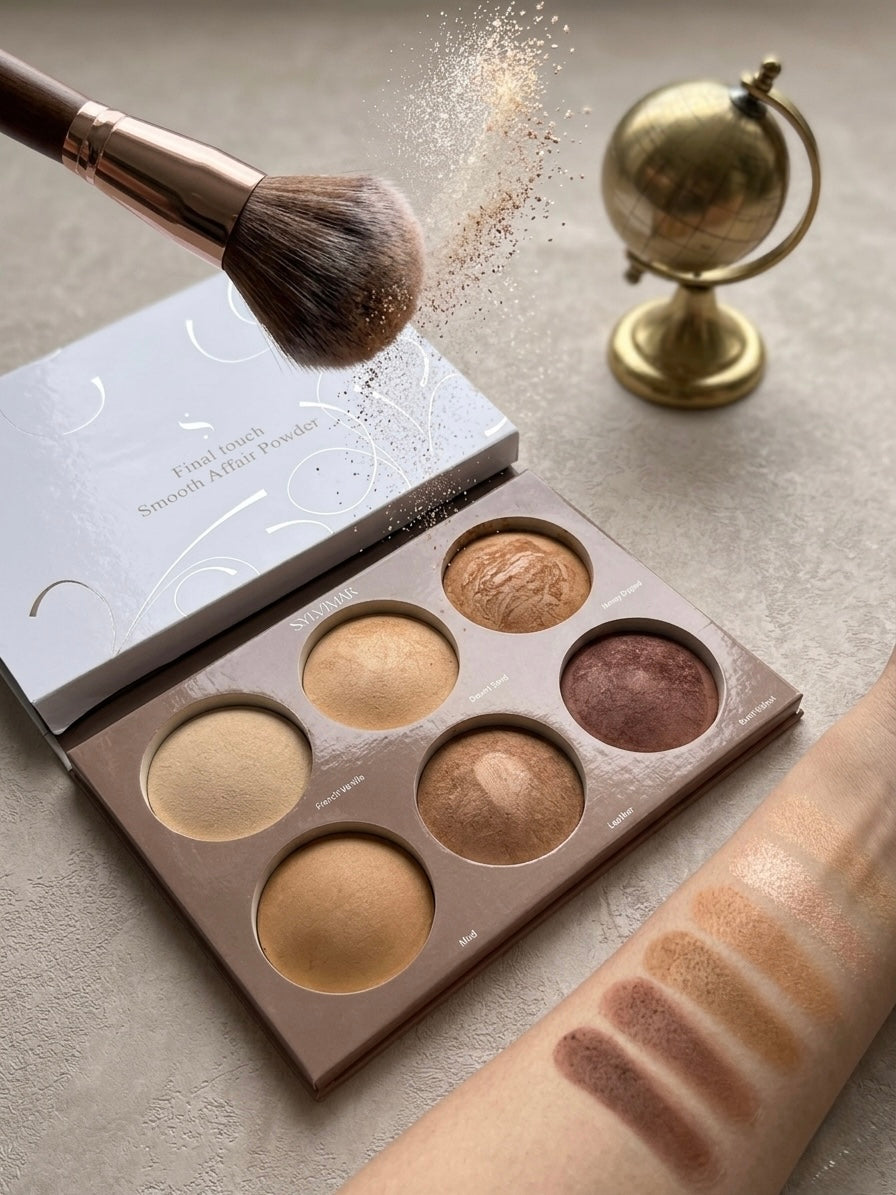 Sylvimak 6 Colors Mineralize Face Powder Palette