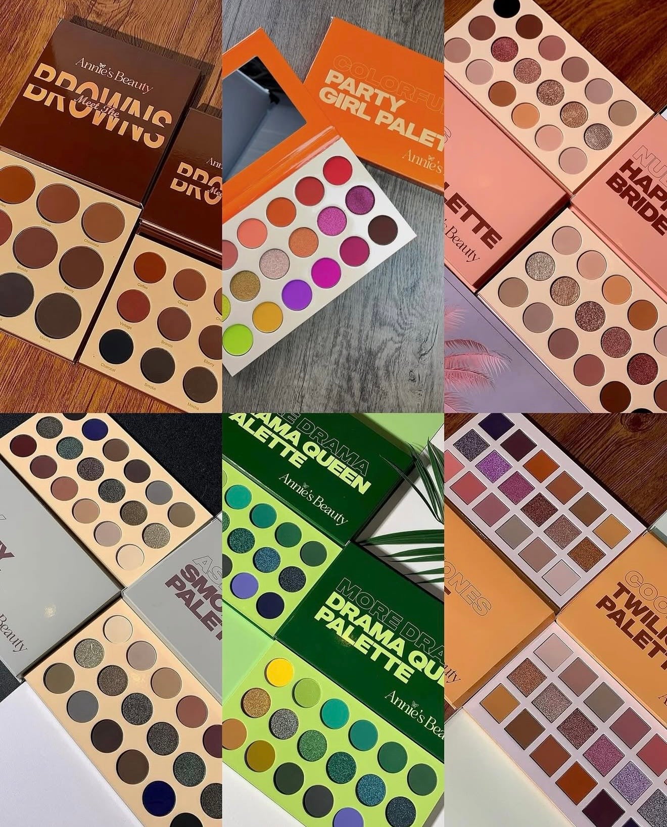 Annie’s Beauty 18 Colors Eyeshadow Palettes