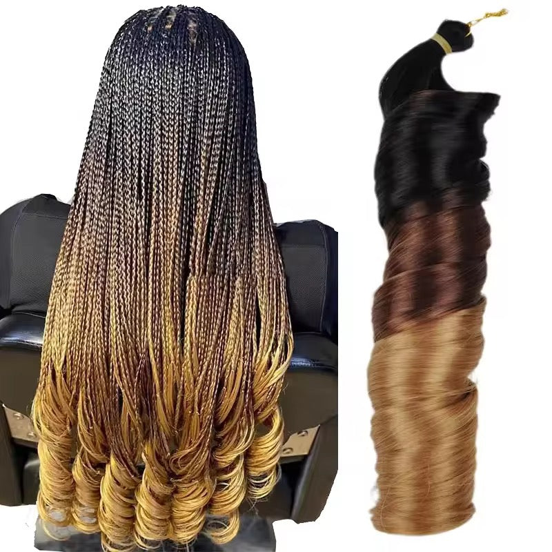 24 Inches 150g French Curls Braiding Hair Extension