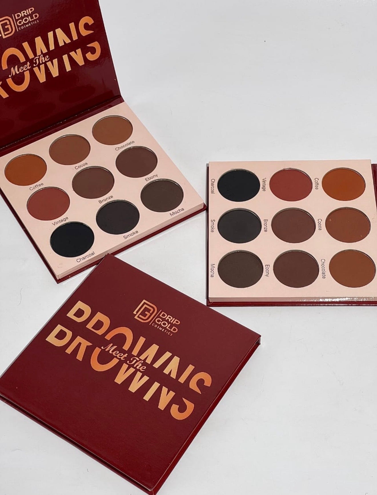 Drip Gold Cosmetics Meet The Browns 9 Colors Eyeshadow Palette