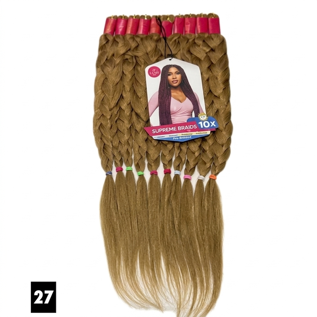 Lush Hair 65 Inches 10X Pre-Stretched Braiding Hair Extension