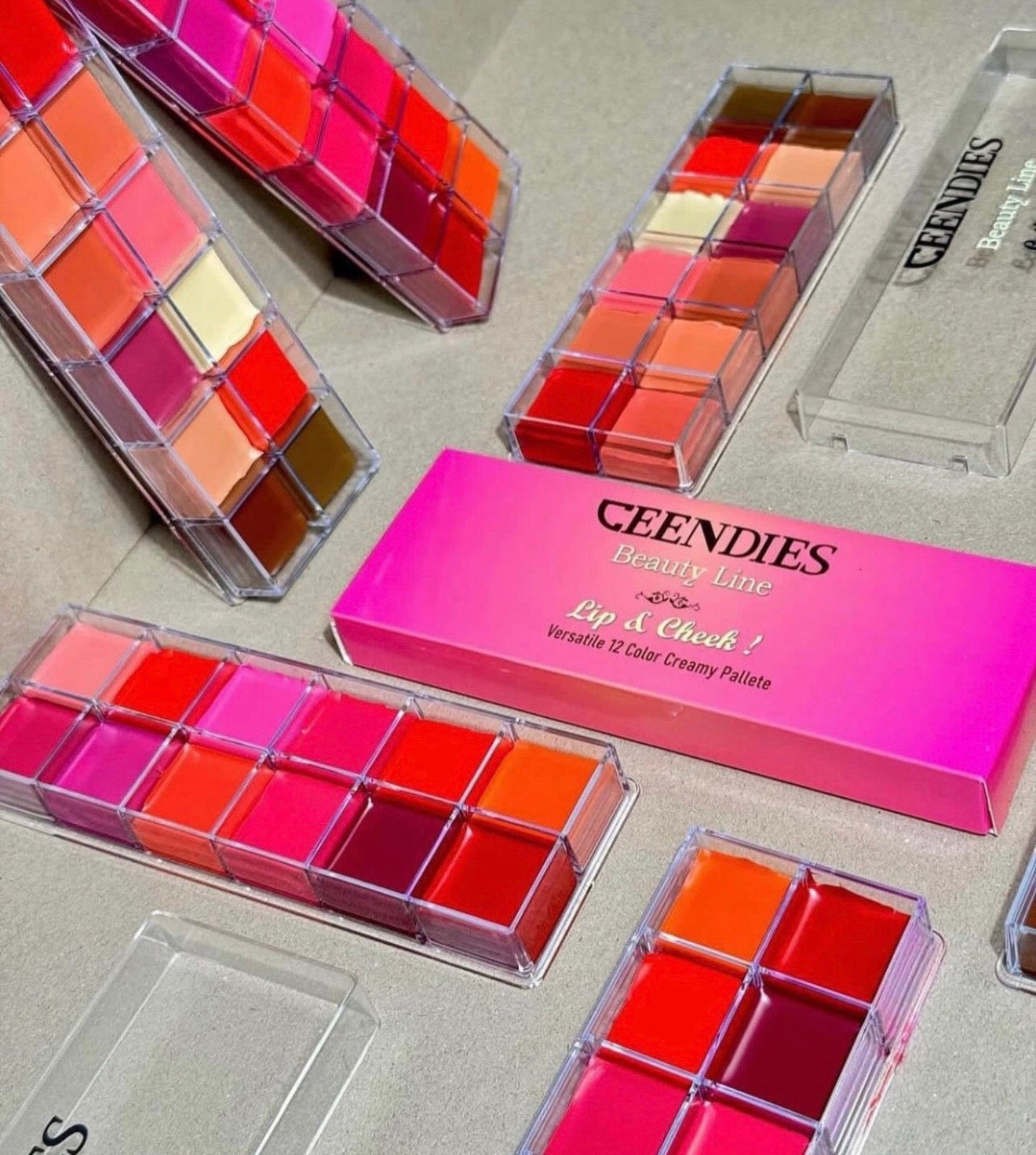 Ceendies Beauty Line 12-Color Creamy Lip Palette
