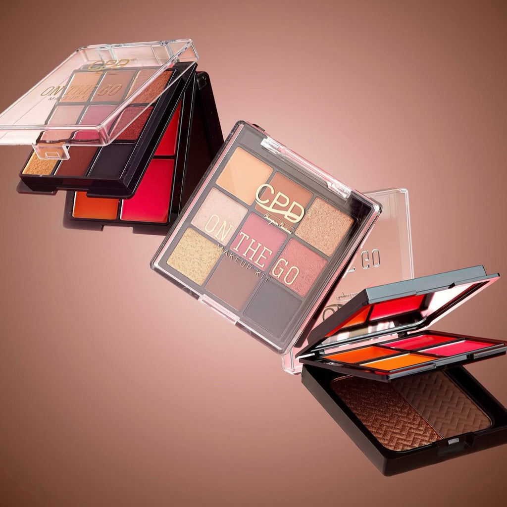 CPD On The Go All-in-One Makeup Kit (9-Shade Eyeshadow + 4-Shade Blush + Bronzer & Contour)