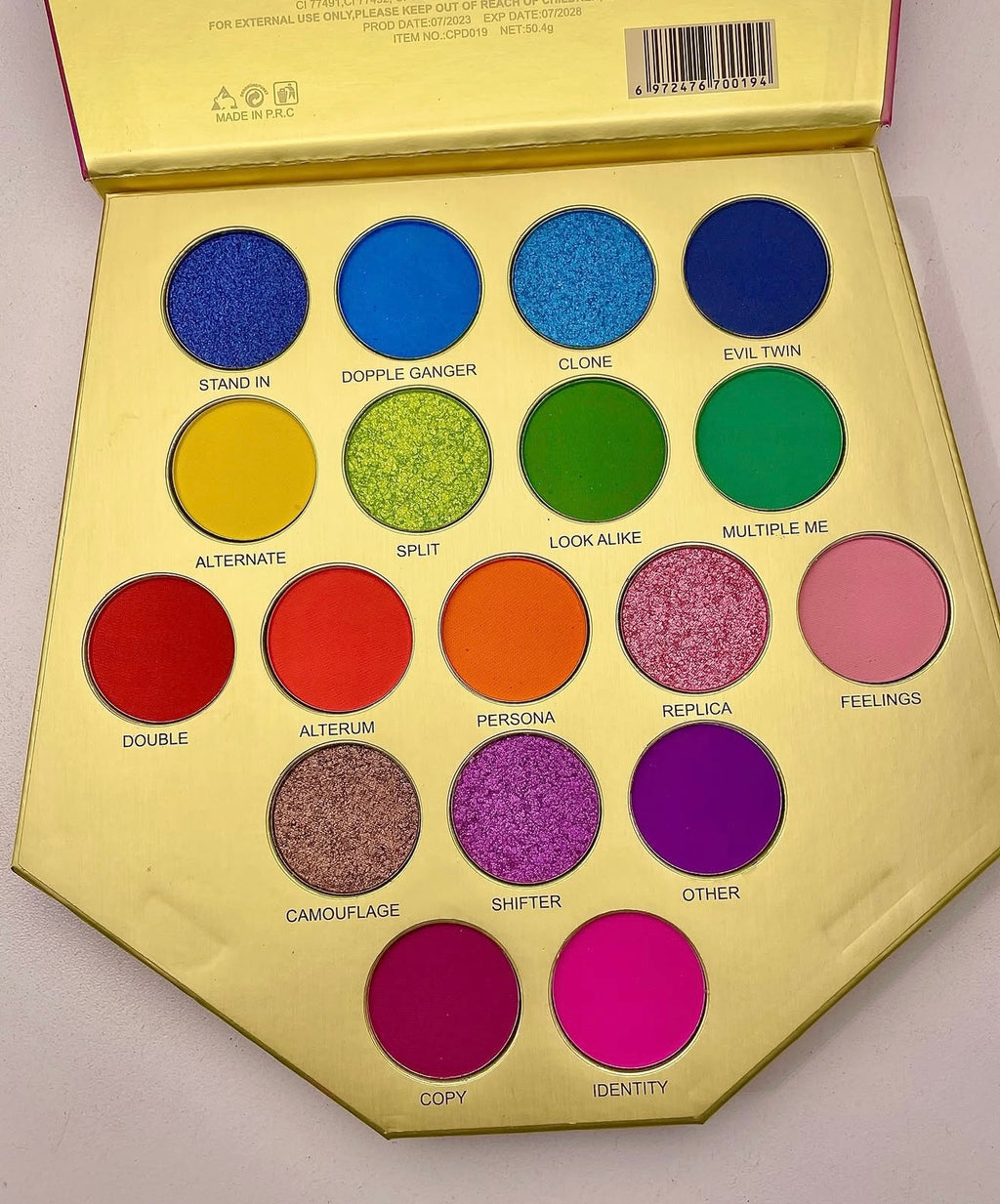 CPD Alter Ego 36 Colors Double Sided Eyeshadow Palette