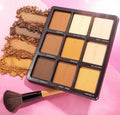Queenel Beauty 9 in 1 Pressed Powder Palette