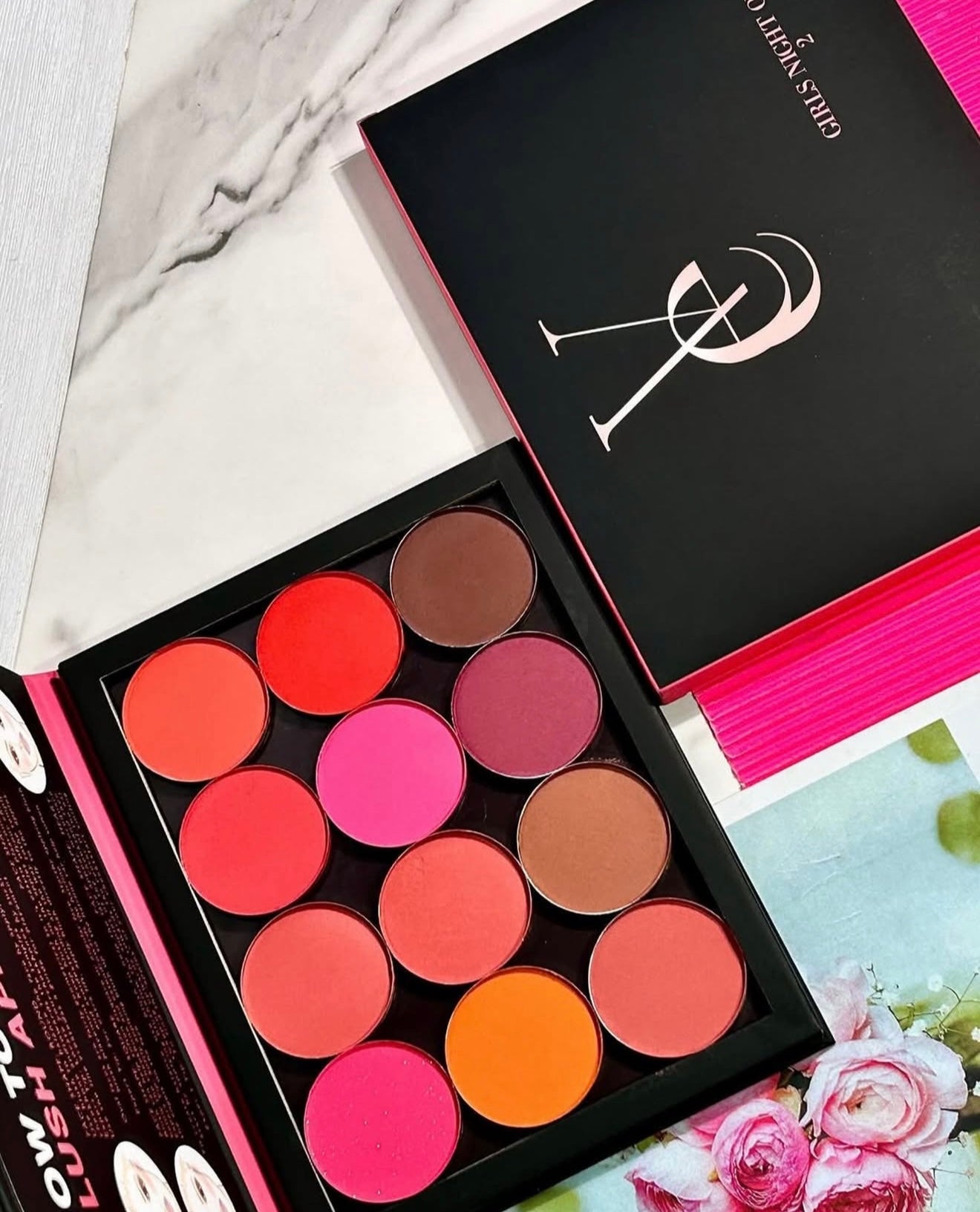 Vee Beauty 12 Colors Pressed Powder Blush Palette