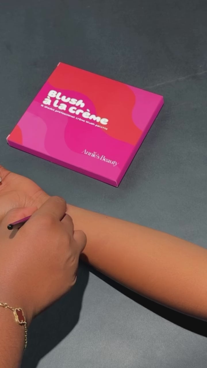 Annie’s Beauty 16 Colors Cream Blush Palette (Blush A La Crème)