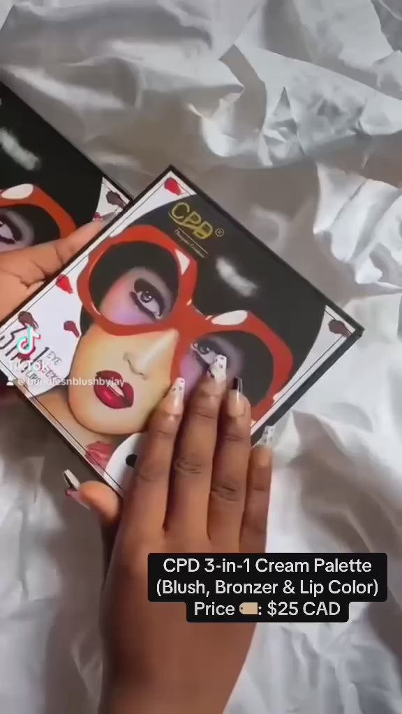 CPD 3-in-1 Cream Palette (Blush, Bronzer & Lip Color)